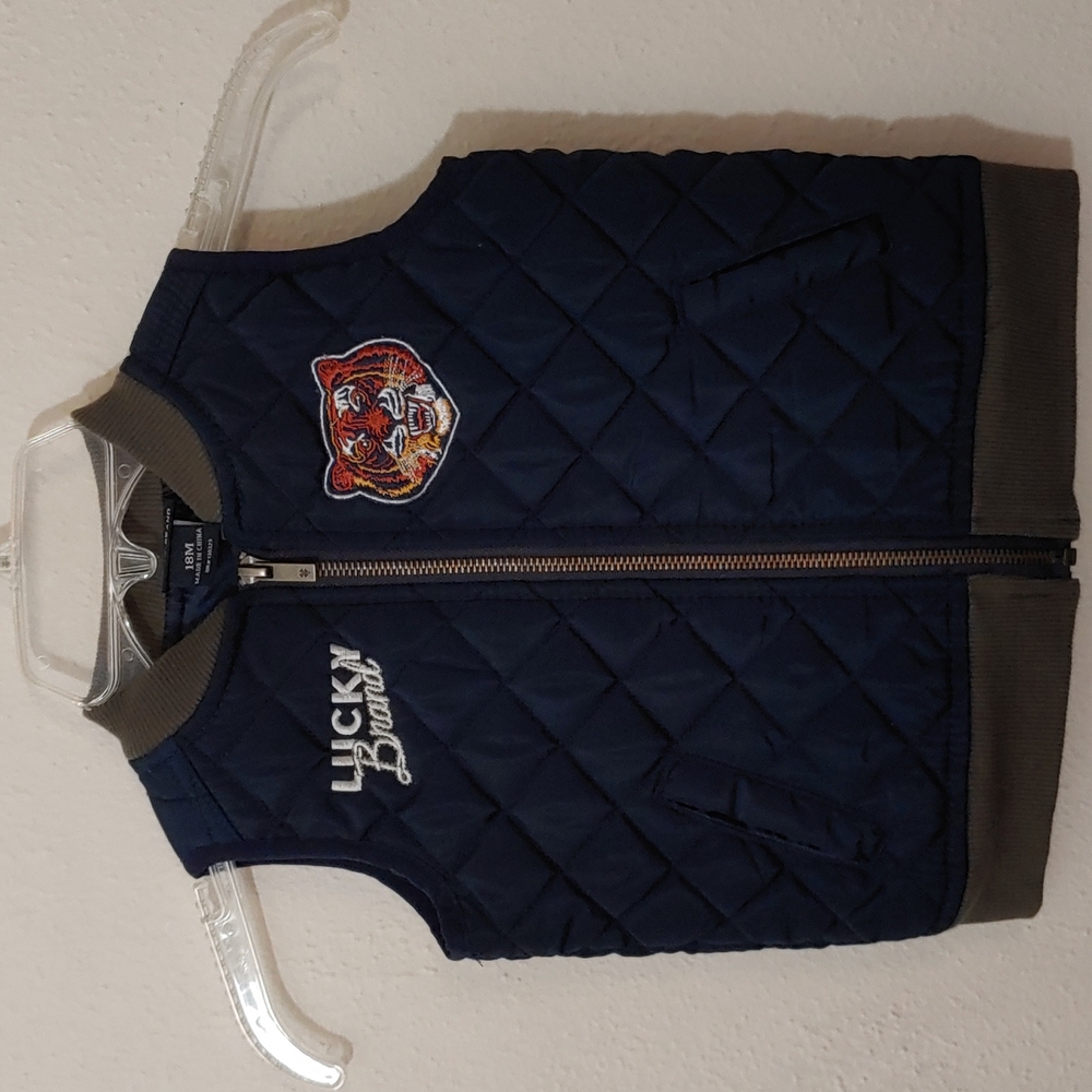 Lucky Brand Boys Size 18 Months Quilted Vest